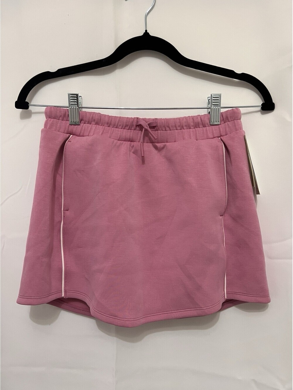 All in Motion Girls Airy Sleek Piped Skort L 10/12 Rose Pink Athletic NWT